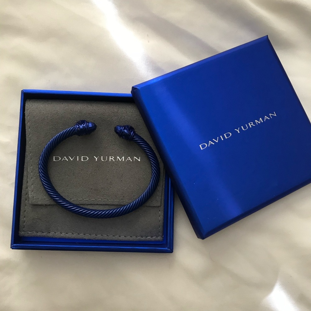 David Yurman Blue Aluminum Bracelet